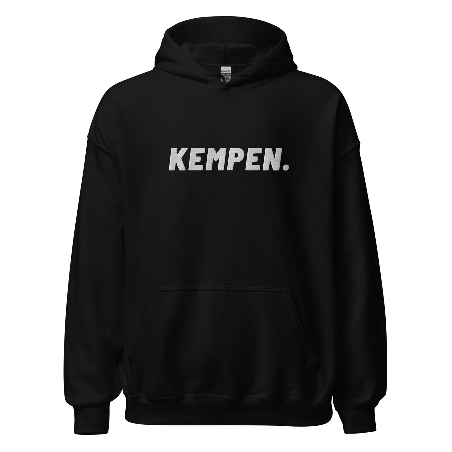 Essentials hoodie - kempen - wit geborduurd