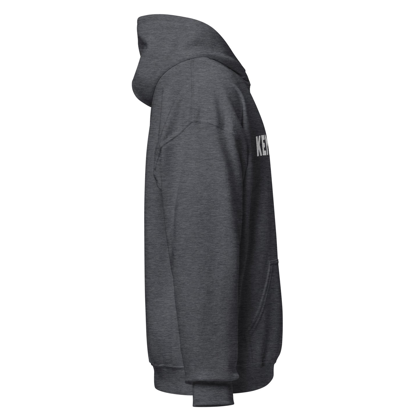 Essentials hoodie - kempen - wit geborduurd