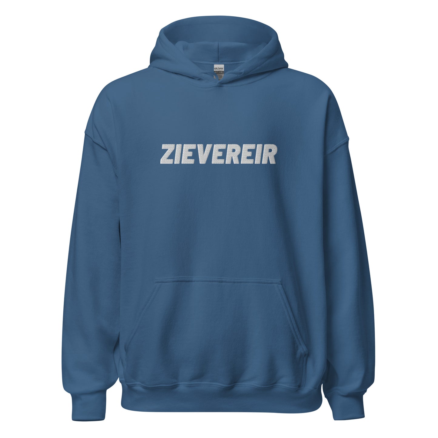 Essentials hoodie - zievereir - wit geborduurd