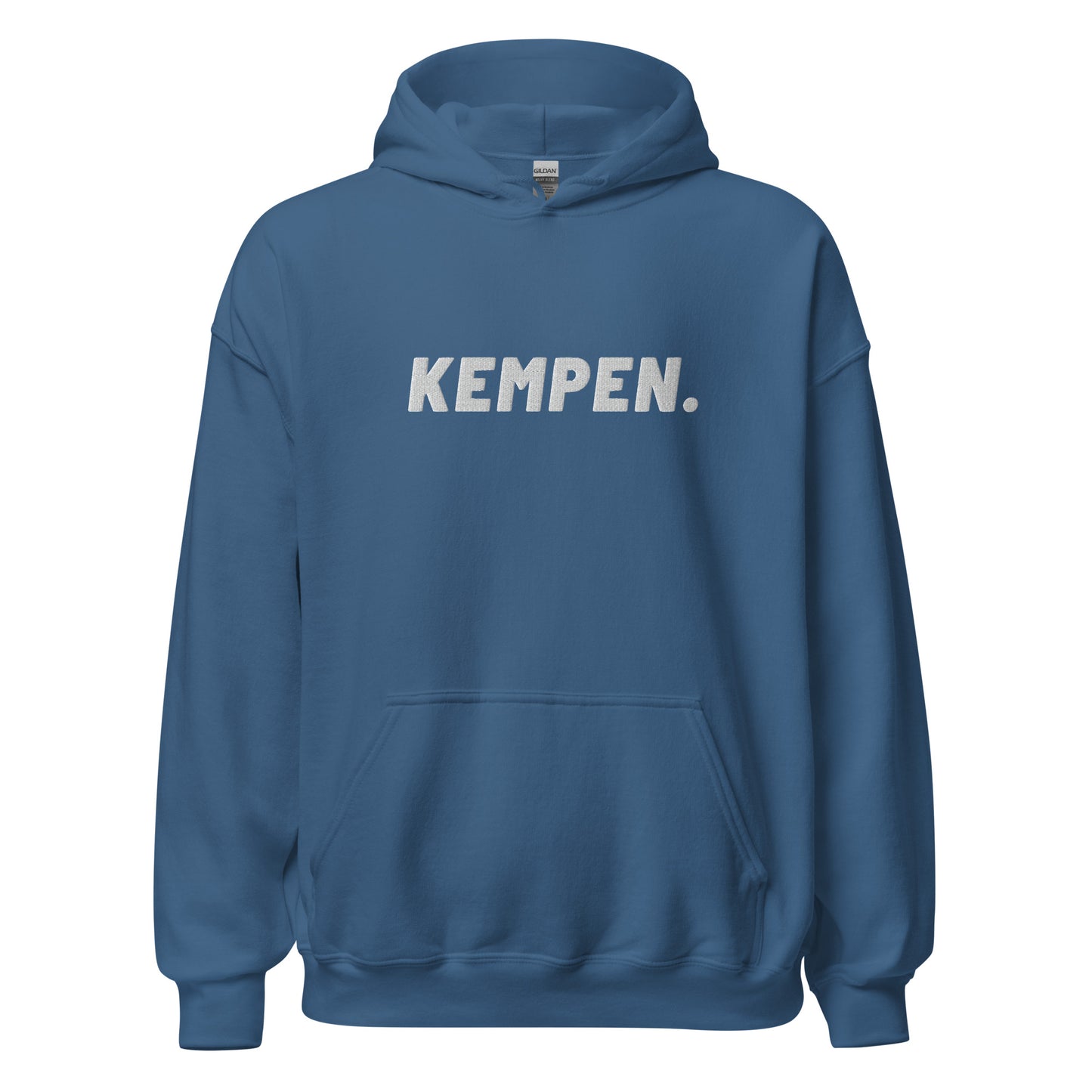 Essentials hoodie - kempen - wit geborduurd