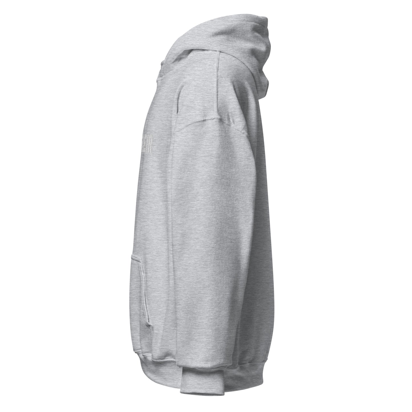 Essentials hoodie - zievereir - wit geborduurd