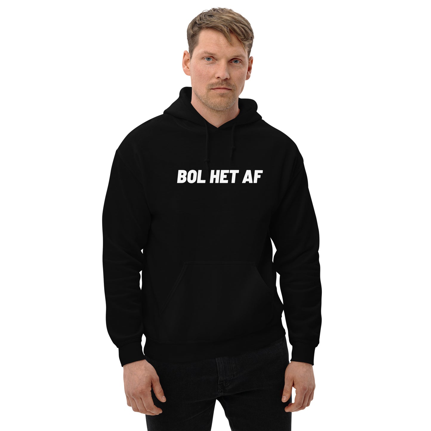 Essentials hoodie - bol het af - geprint