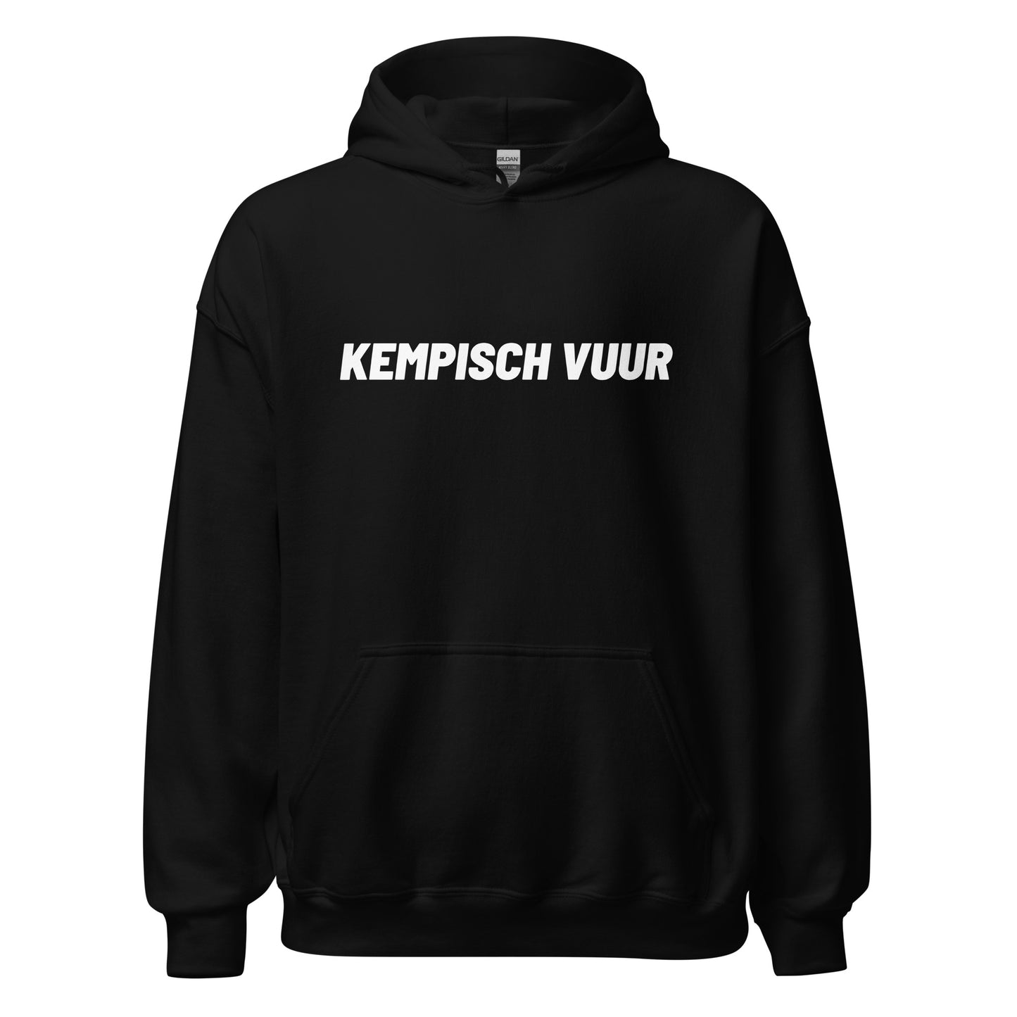 Essentials hoodie - kempisch vuur - geprint