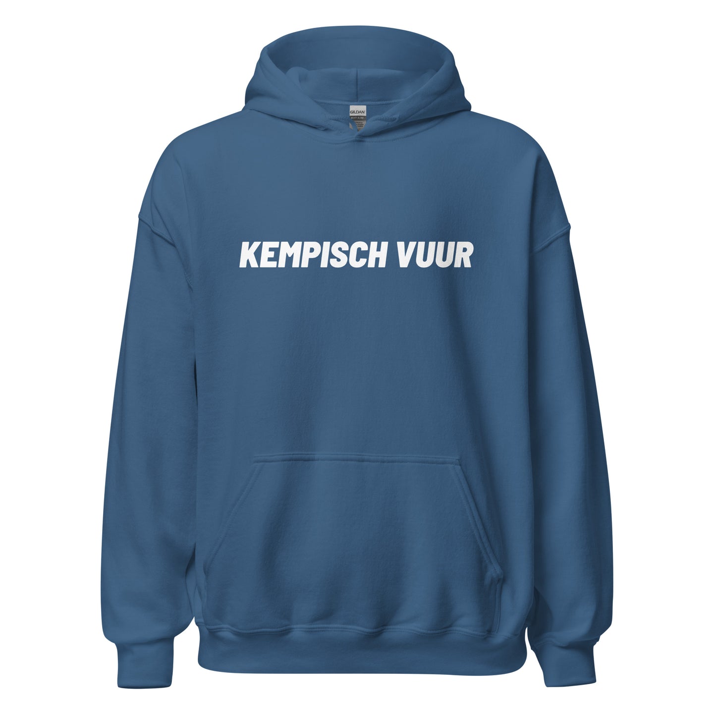 Essentials hoodie - kempisch vuur - geprint