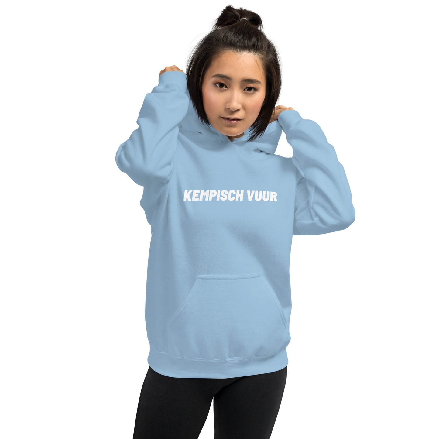 Essentials hoodie - kempisch vuur - geprint