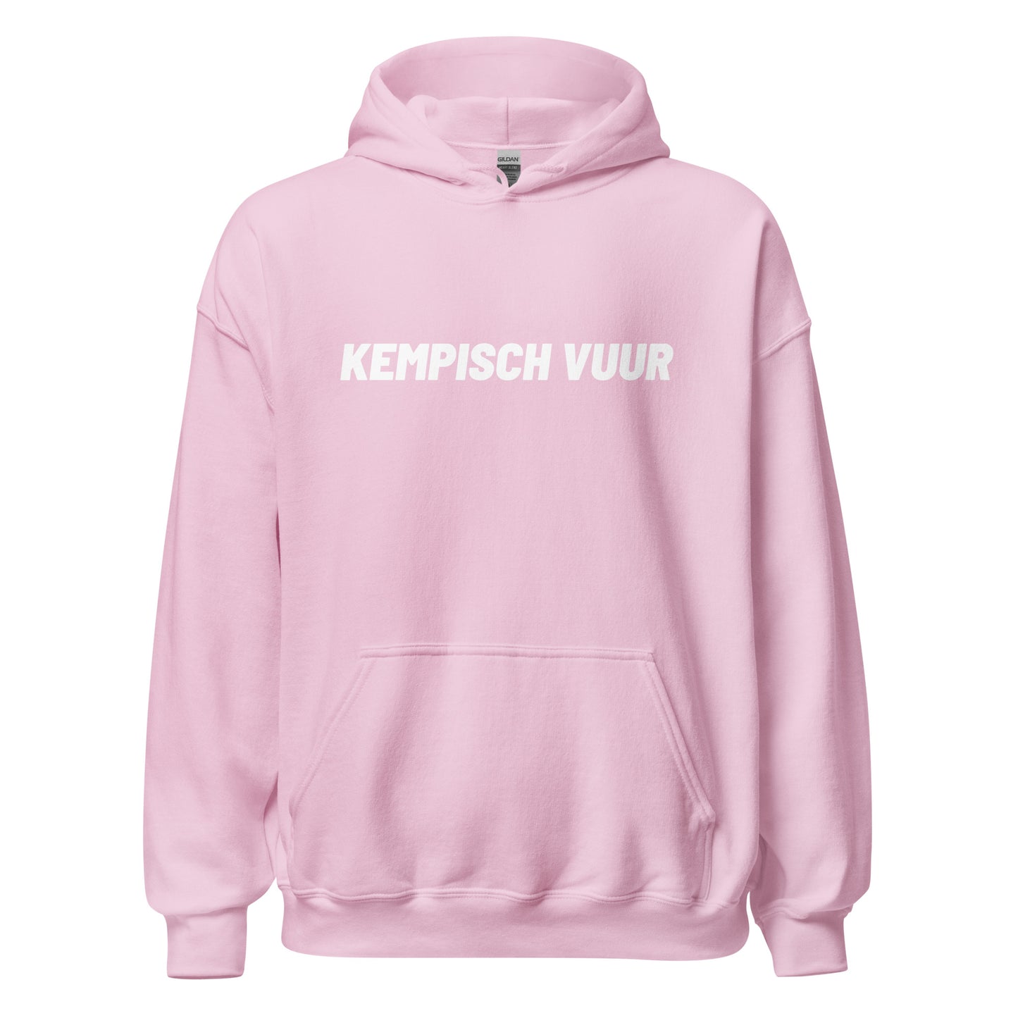 Essentials hoodie - kempisch vuur - geprint