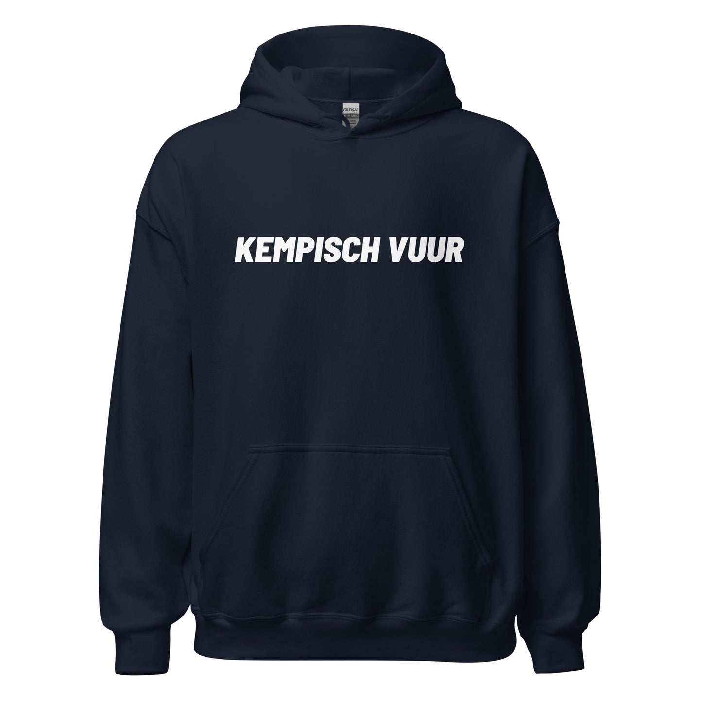 Essentials hoodie - kempisch vuur - geprint