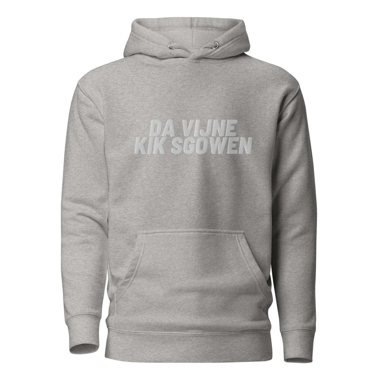 Premium hoodie - da vijne kik sgowen